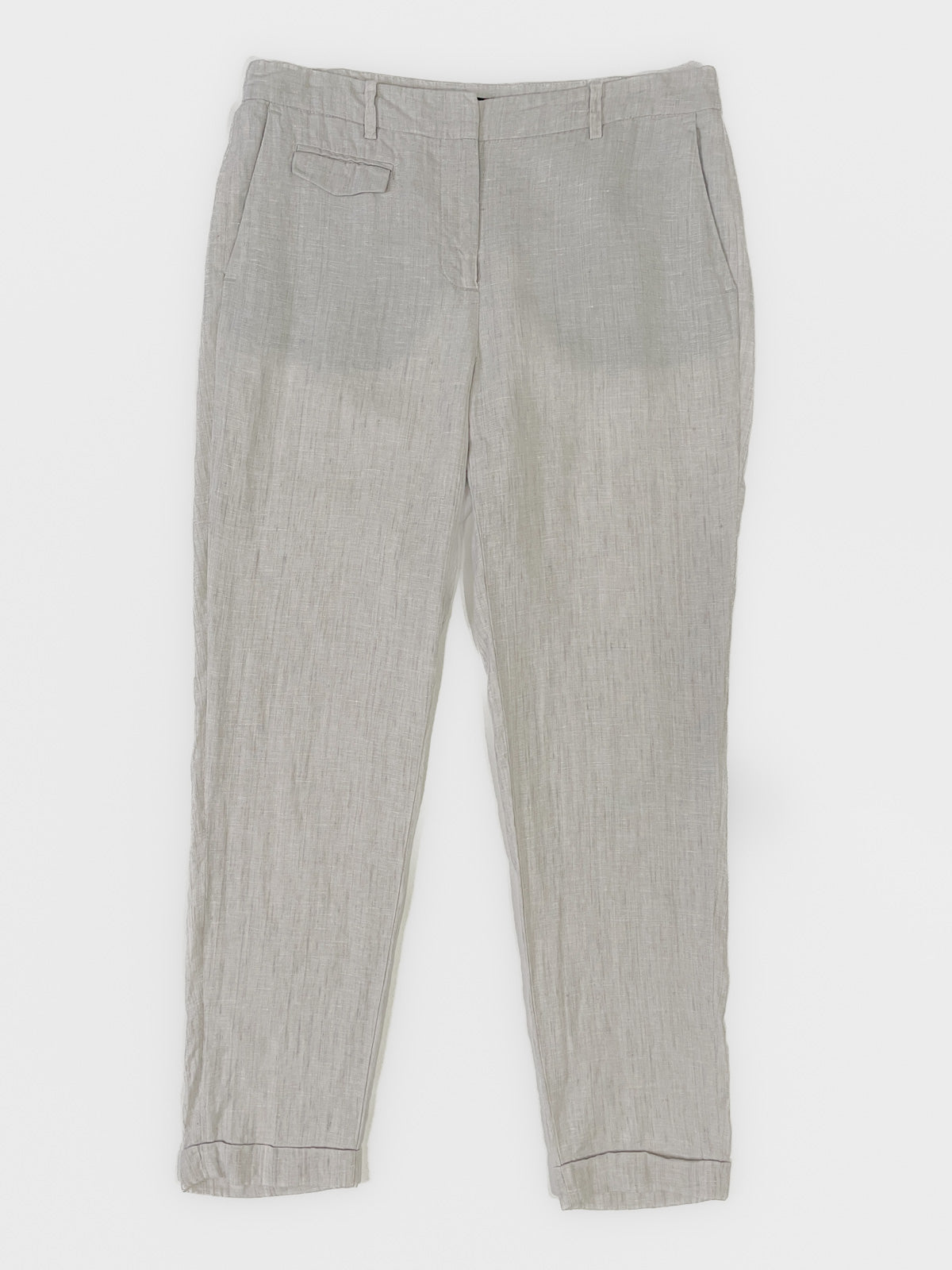 Oatmeal Linen Trousers