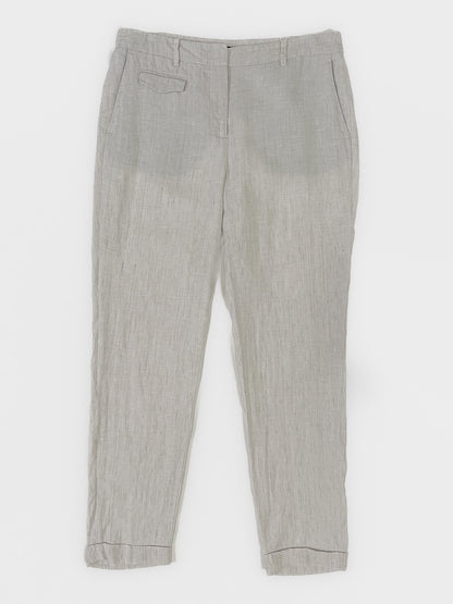 Oatmeal Linen Trousers