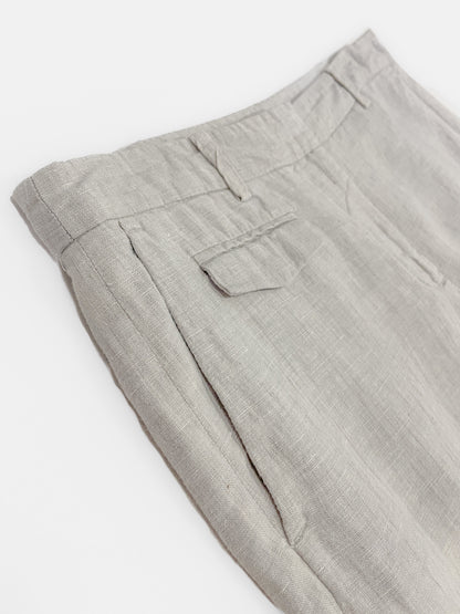 Oatmeal Linen Trousers