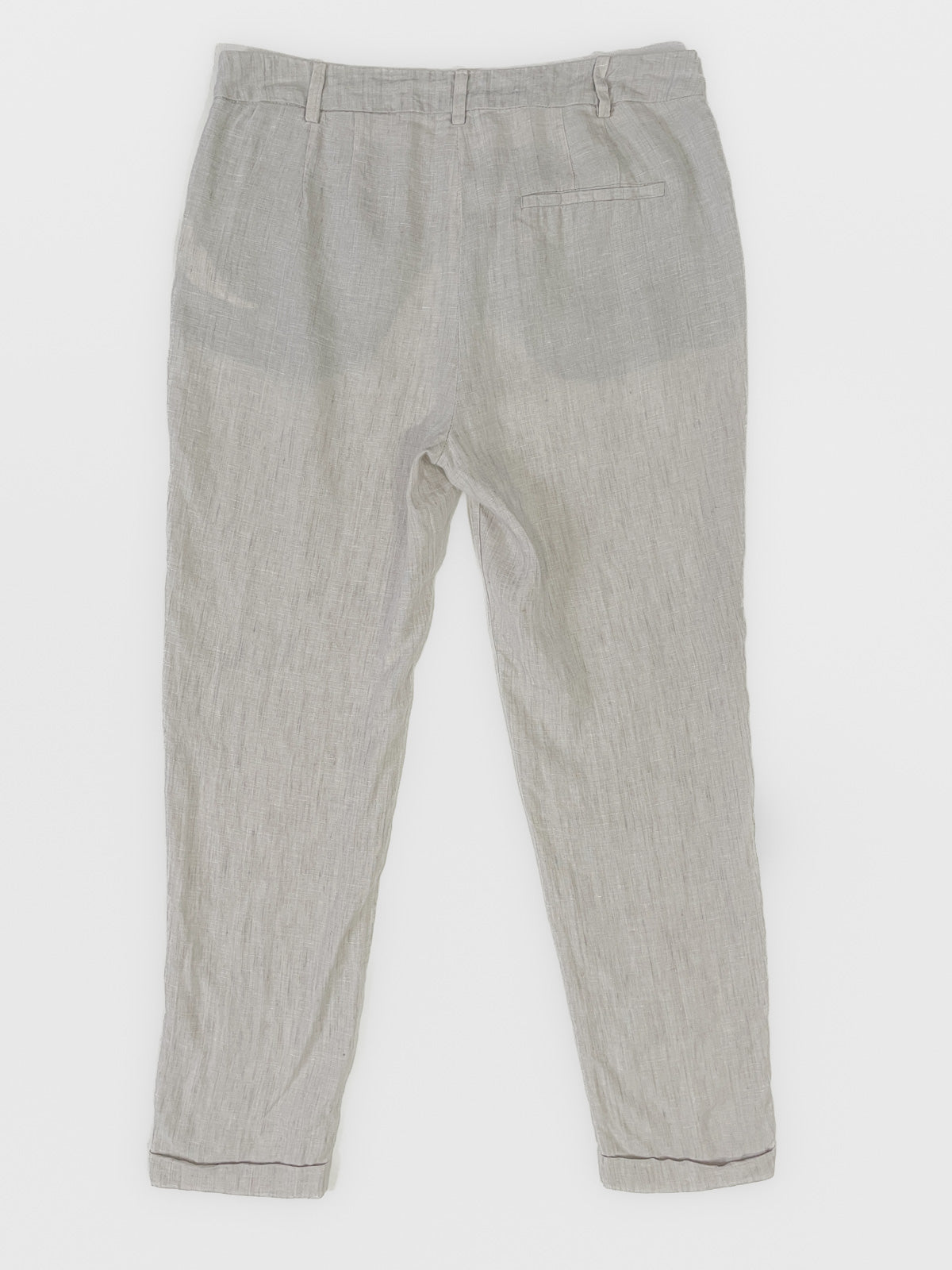 Oatmeal Linen Trousers