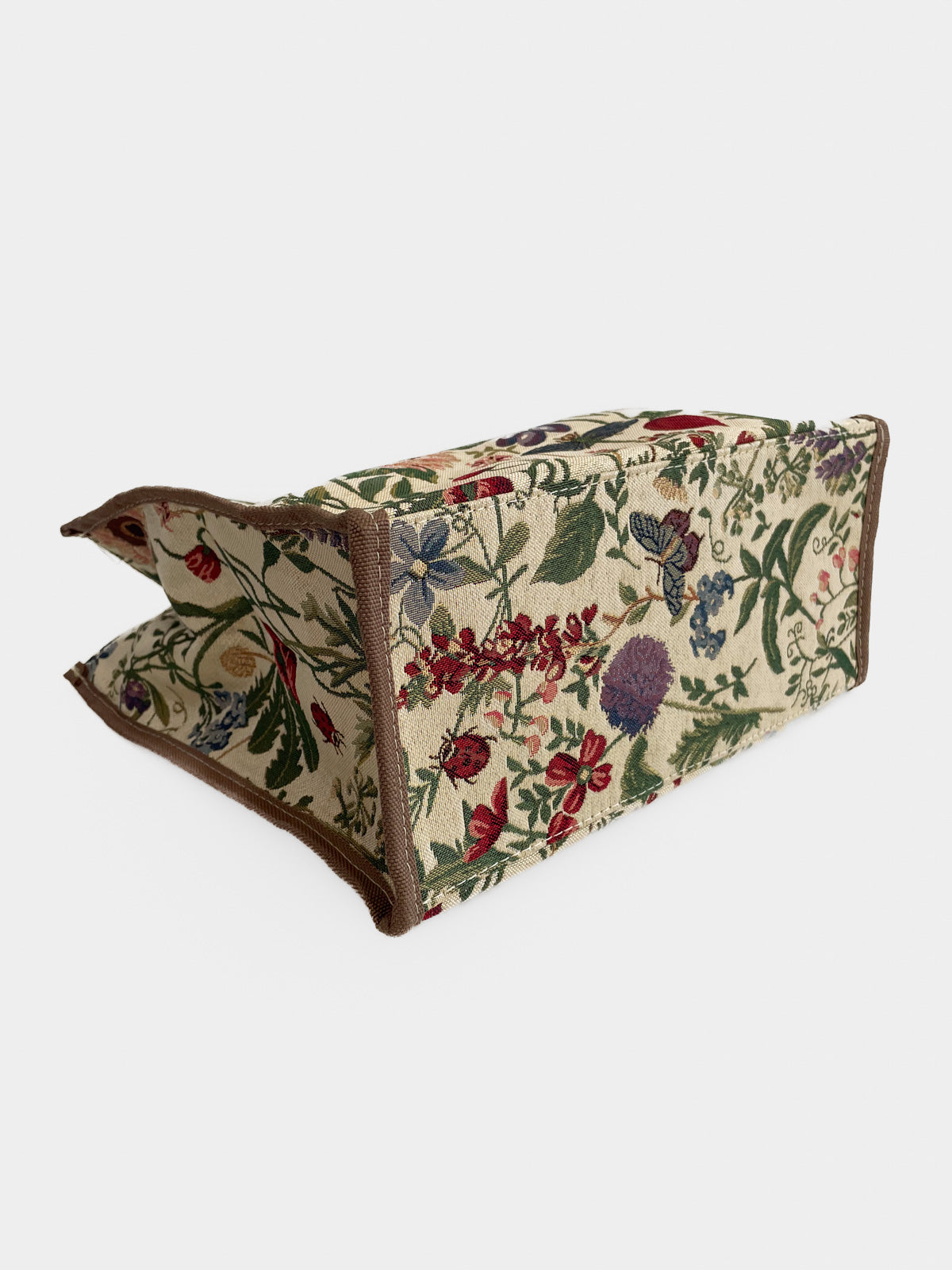 Garden Floral Jacquard Tapestry Handbag