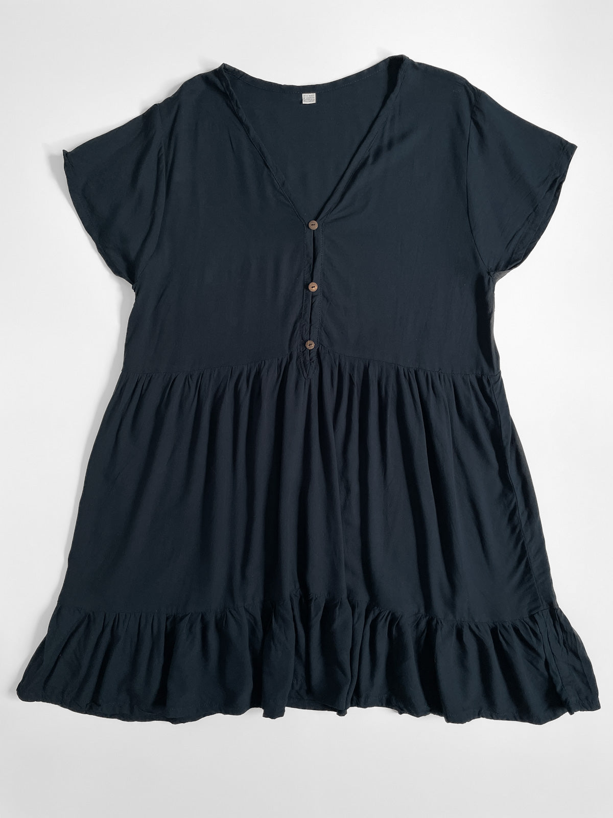 Handmade Navy Babydoll Dress