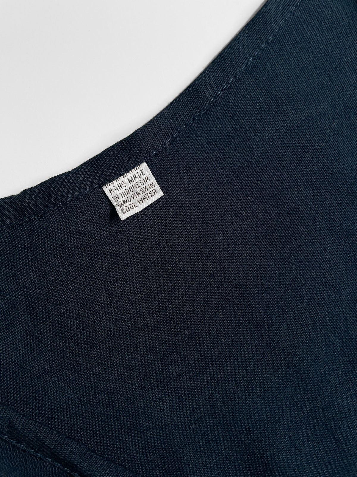 Handmade Navy Babydoll Dress