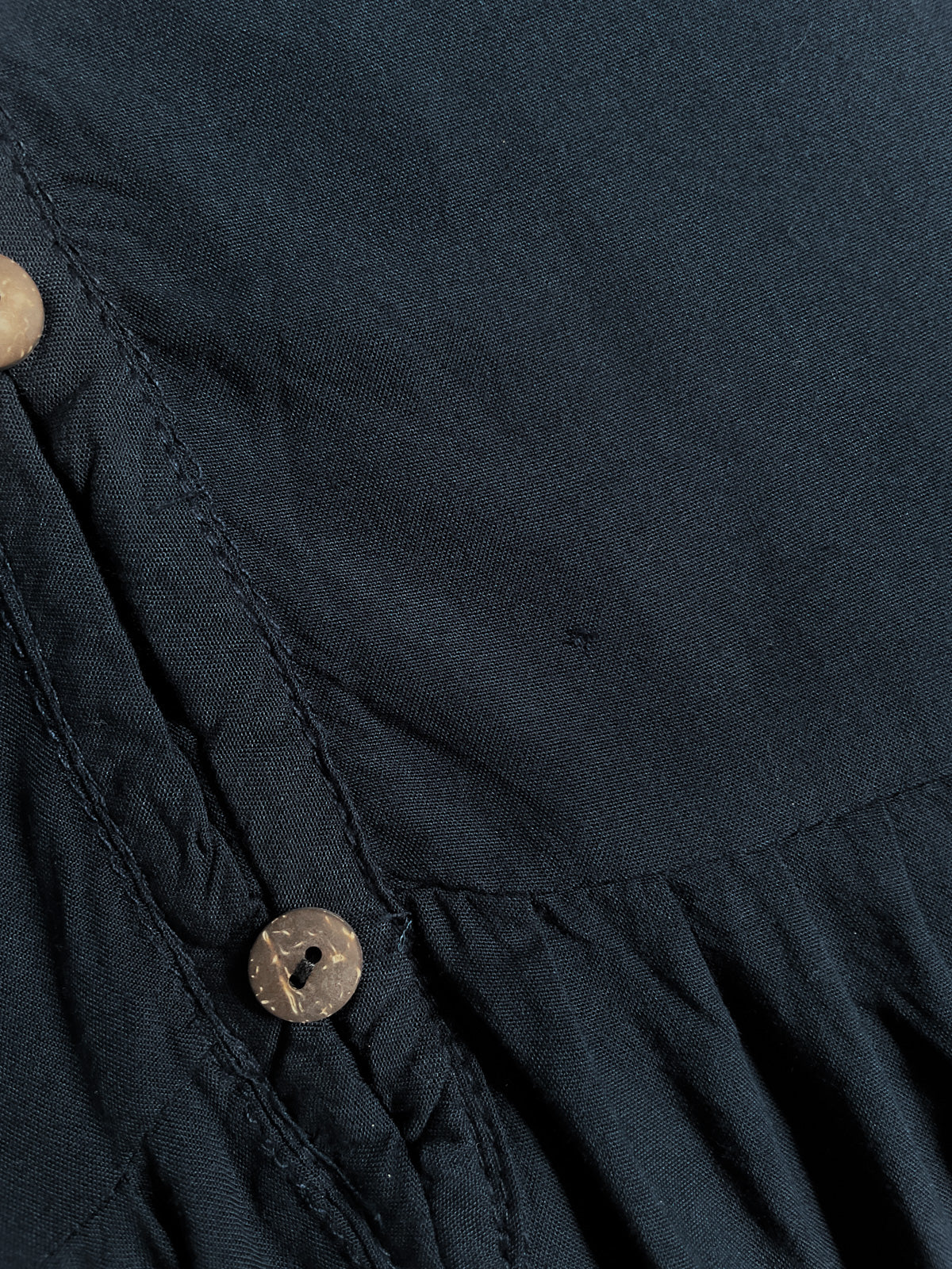Handmade Navy Babydoll Dress