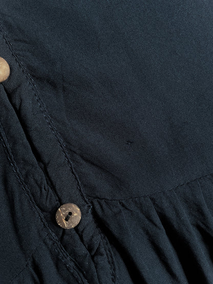 Handmade Navy Babydoll Dress