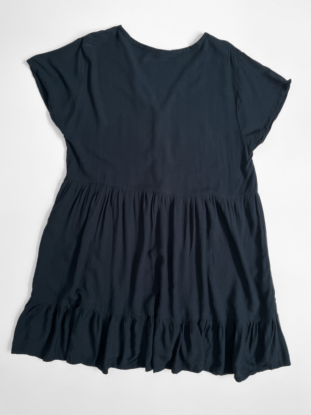 Handmade Navy Babydoll Dress