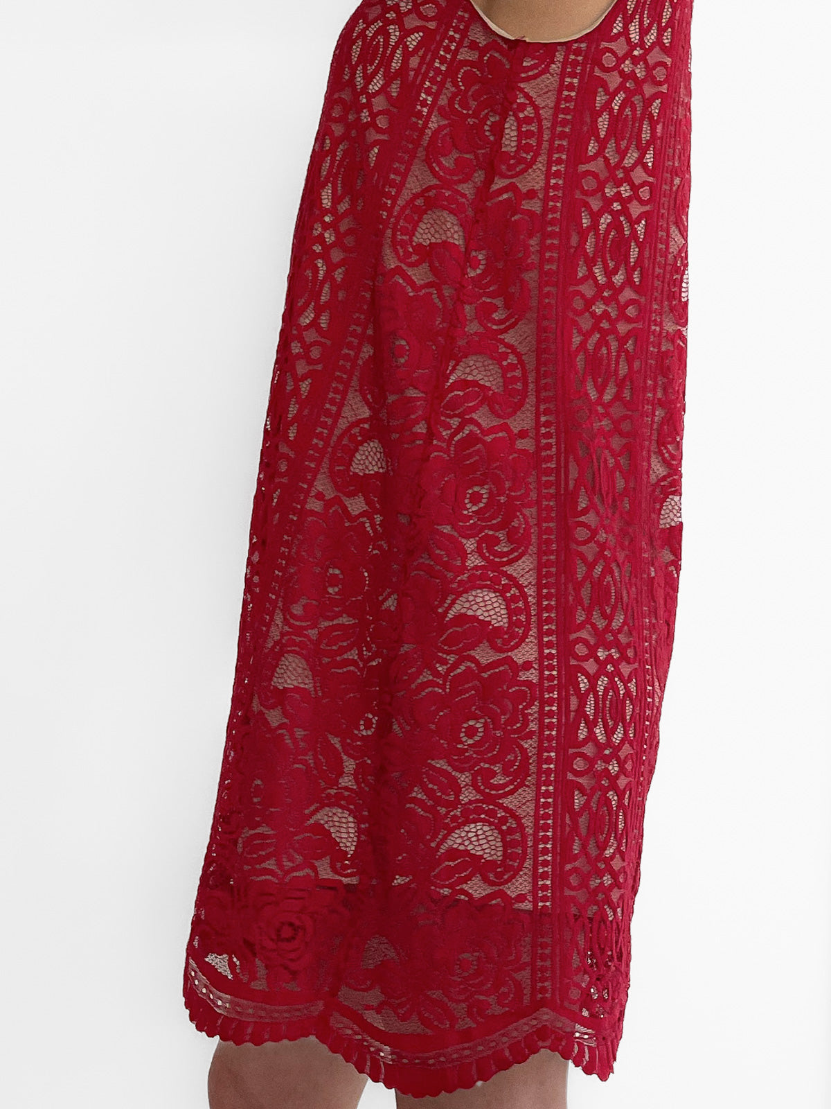 Red Lace Dress