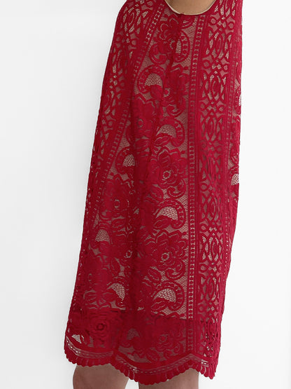 Red Lace Dress