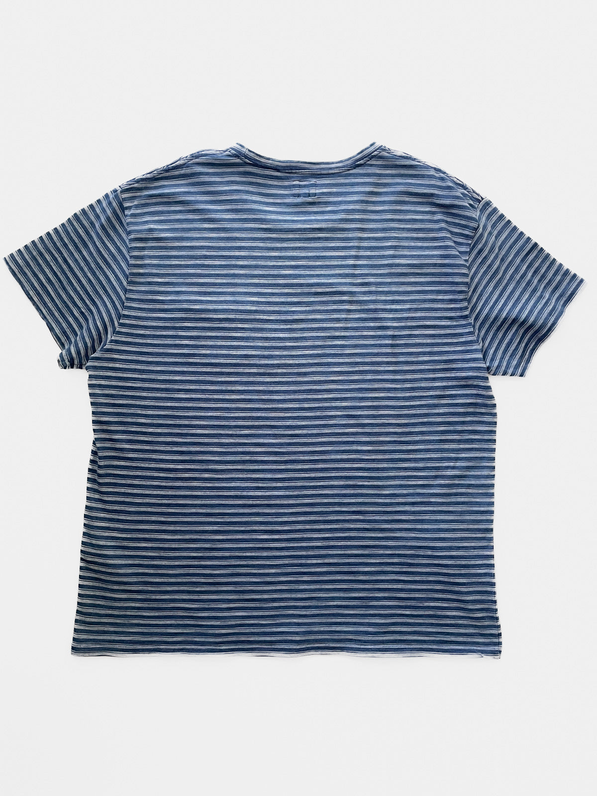 Levi's Heavy GSM Knit Stripe Tee in Blue & White