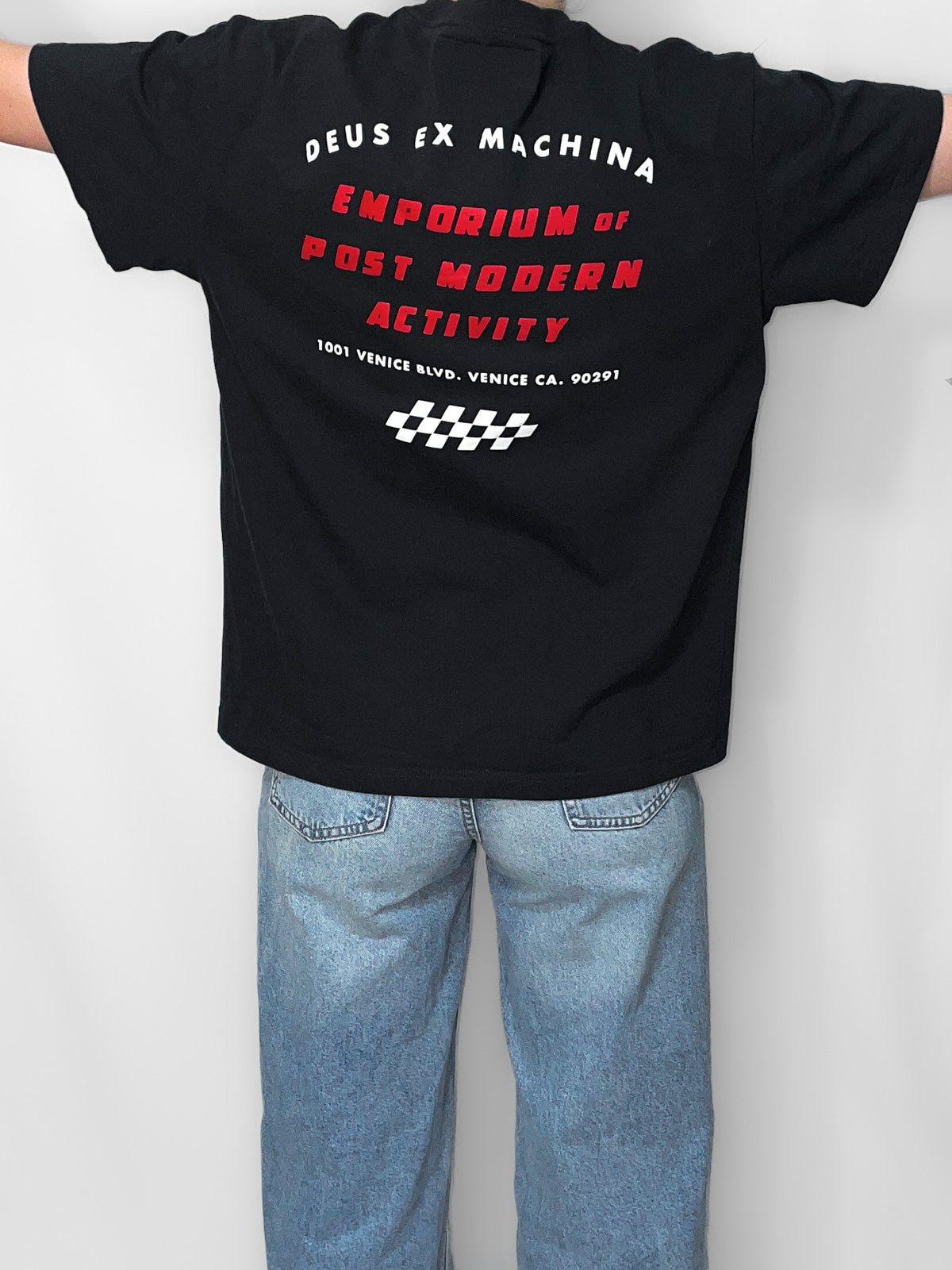 Black Heavy GSM Dues Ex Machina x Kei Naito Collab Tee