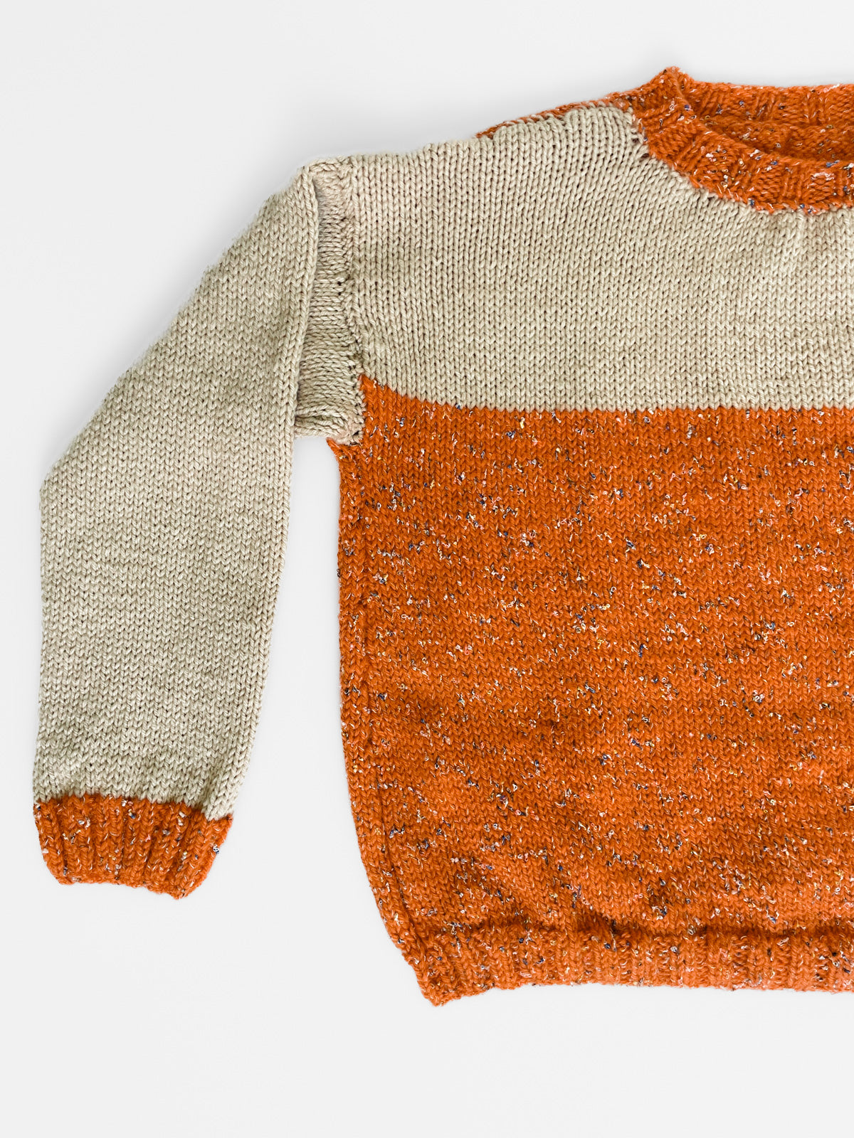 Pumpkin Spice Woollen Knit Jumper