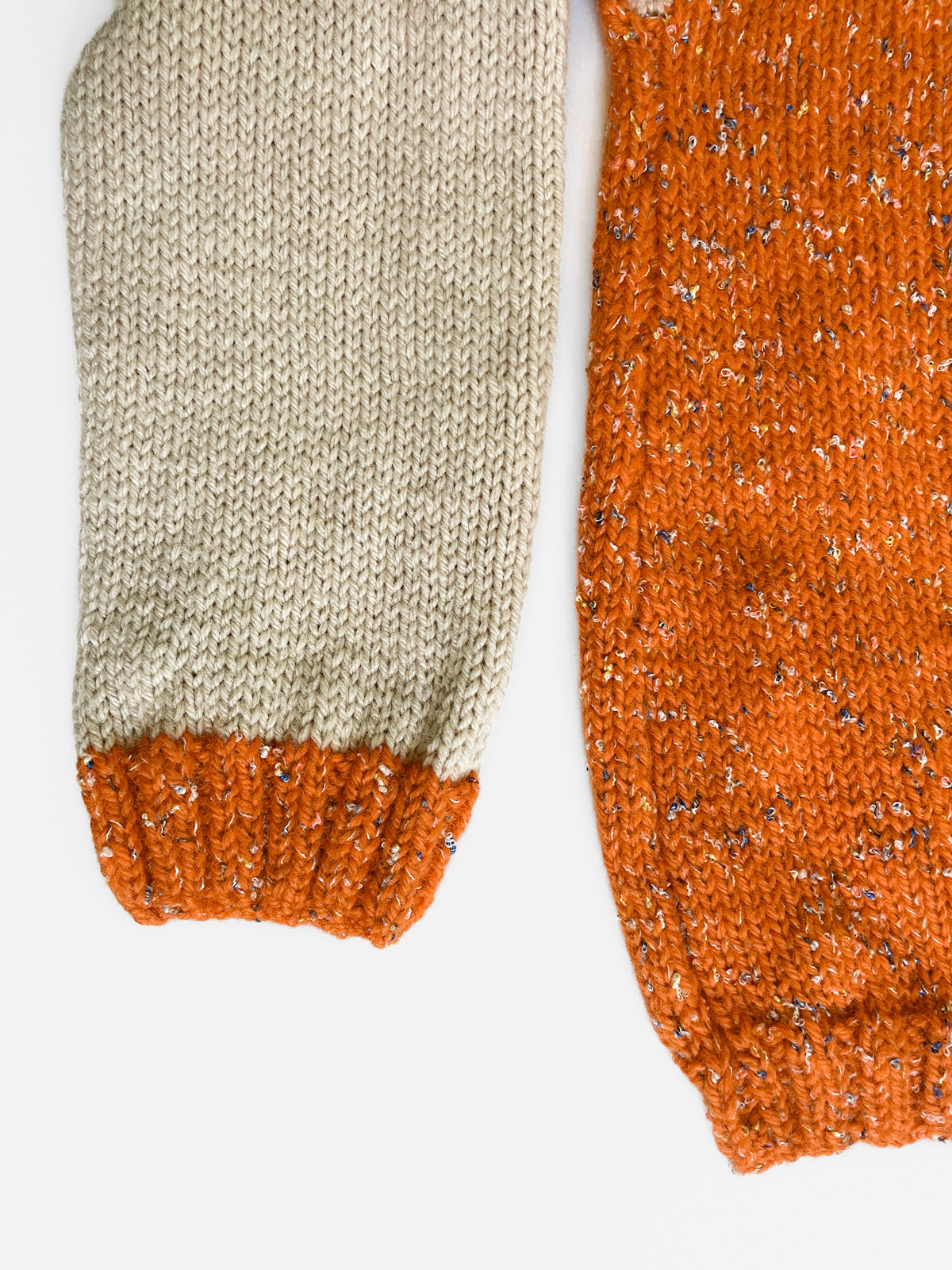 Pumpkin Spice Woollen Knit Jumper